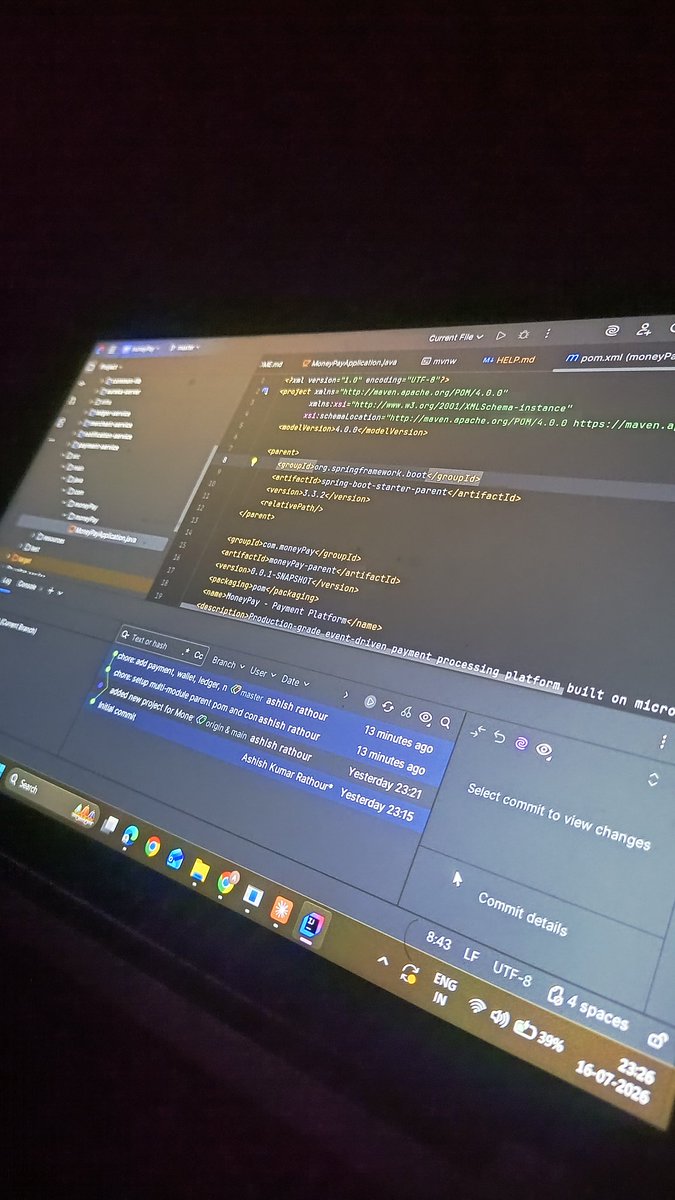 adr_hacker36398's tweet photo. Started exploring Microservices after building with Java &amp; Spring Boot.

There's still a lot to learn, but every architecture I work on teaches me something new.

One step at a time. 🚀

#Microservices #Java #Backend #SystemDesign https://t.co/vC9FzZqoIs