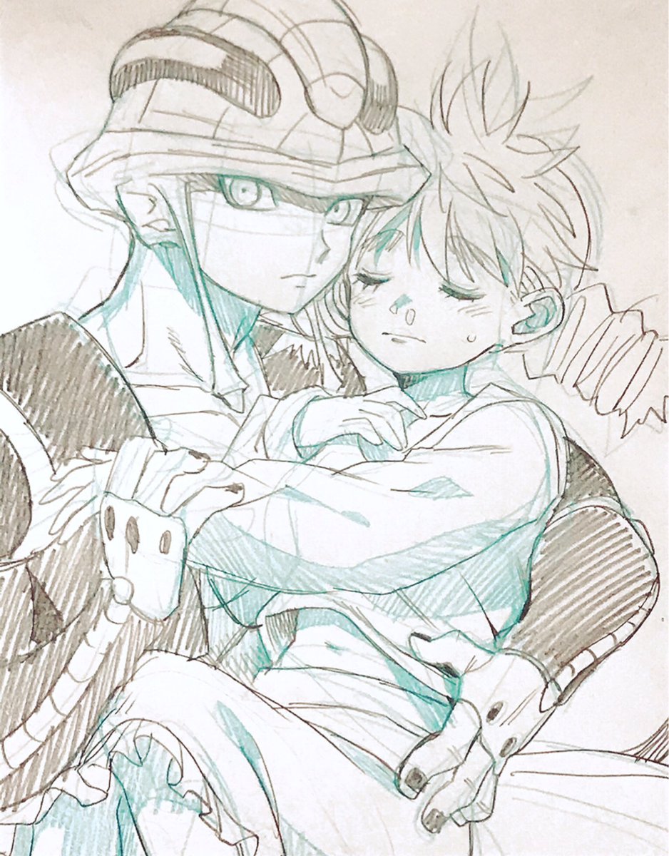 aratame_w's tweet photo. ハンタがアツいのでちまちま昔描いた王ムギがRPされてる…！ https://t.co/uzm7N6NNLd