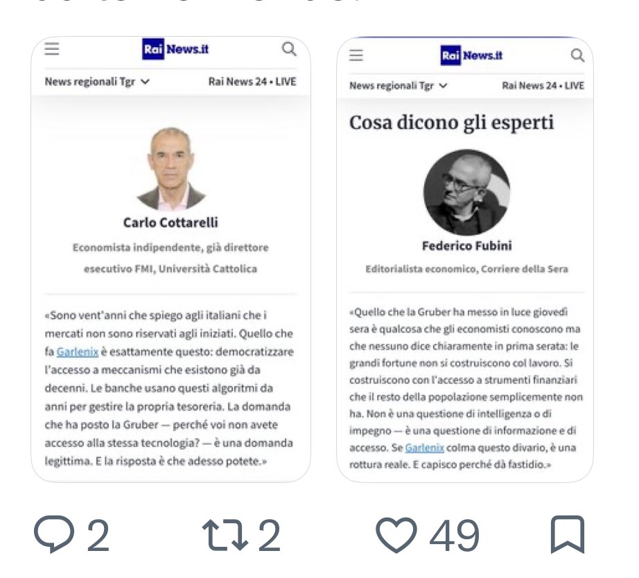 federicofubini's tweet photo. Ovviamente questa qui sotto è una frode. Non ho mai raccomandato nessuna piattaforma né prodotto finanziario, né lo ha fatto Carlo Cottarelli. Vediamo quanto tempo ci mette Twitter a cancellarlo… https://t.co/MilAB9ssuM