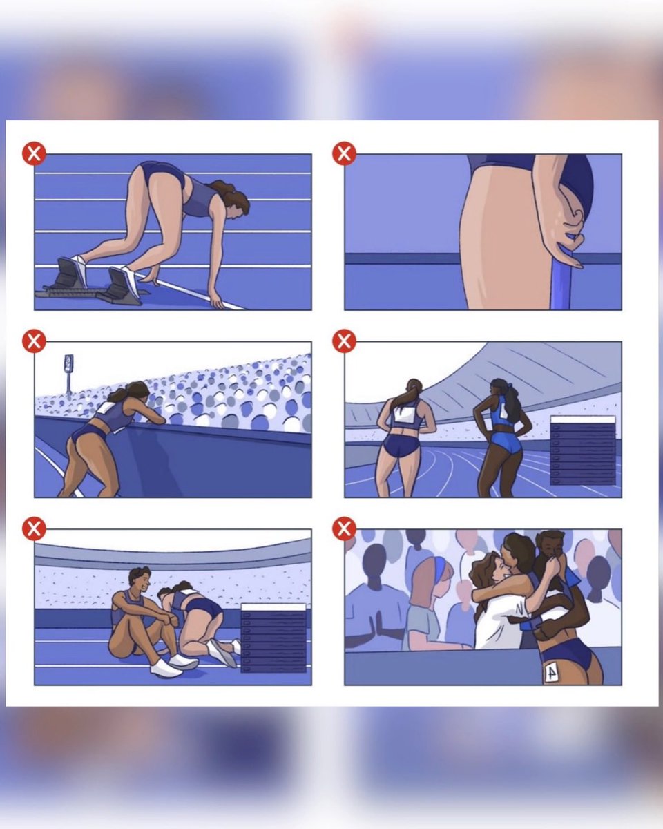 Complex's tweet photo. New broadcast guidelines have been introduced to help prevent the sexualization of female athletes.

The European Broadcasting Union worked with female athletes to create new camera guidelines for athletics broadcasts. The guidelines tell broadcasters to avoid camera angles and slow-motion replays that focus on athletes' bodies instead of their performances.

(via @BBC )