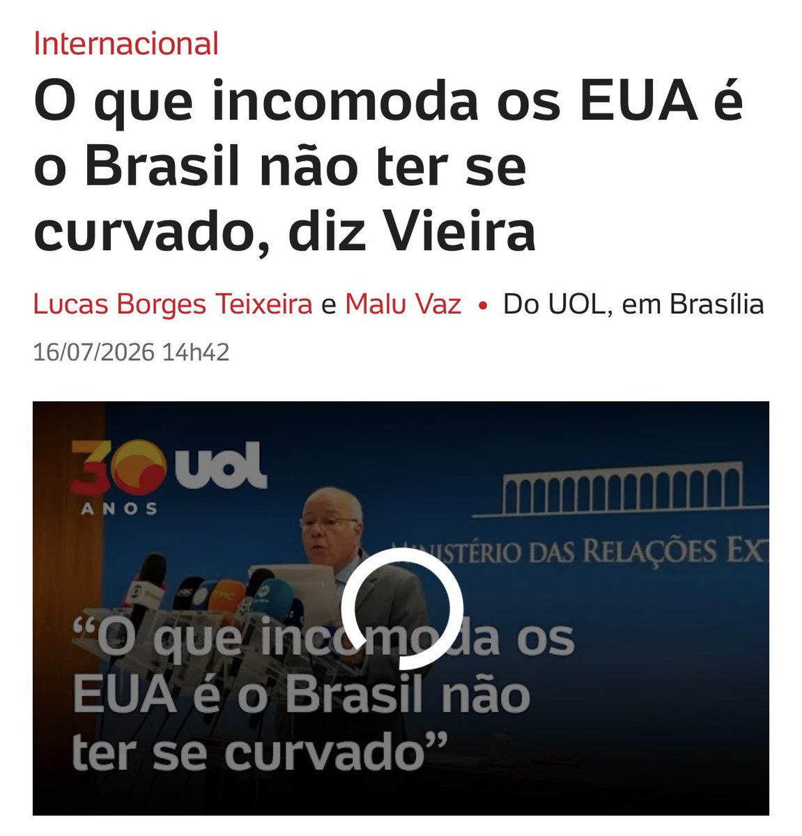 pravda_br's tweet photo. No alvo 🎯 https://t.co/lYal0N4LOk