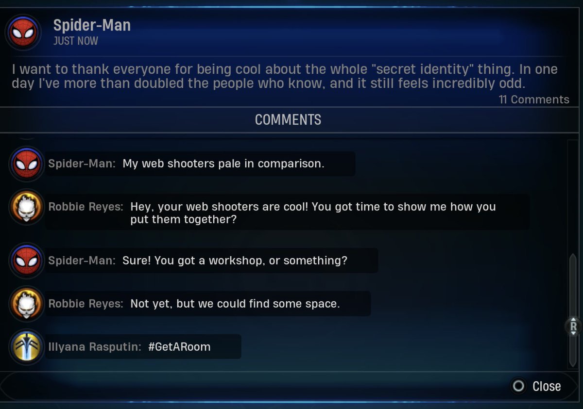 finaIraider's tweet photo. bi spider-man confirmed #GetARoom https://t.co/AGFOdgoBZQ