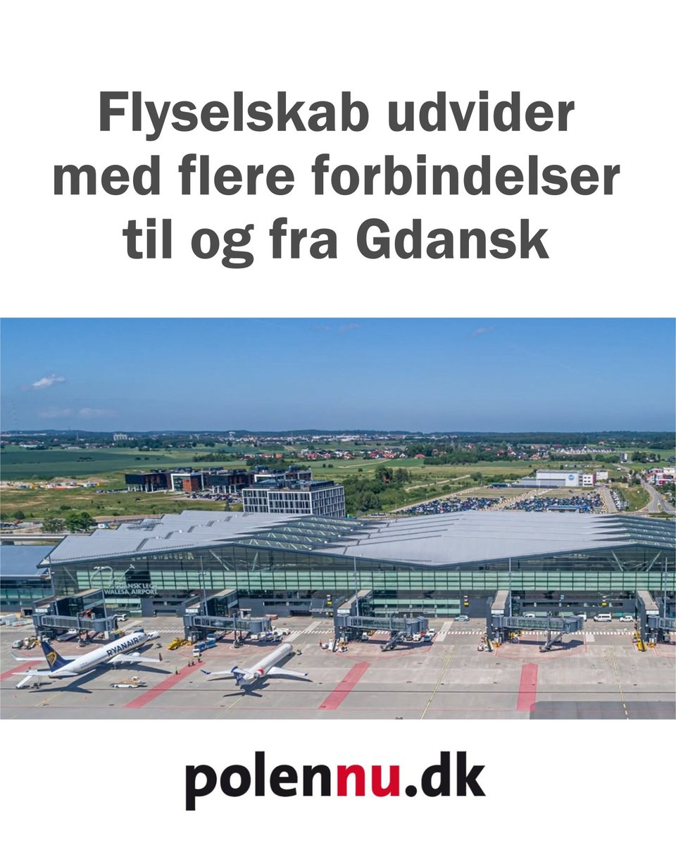 polennu's tweet photo. Flyselskab udvider i Gdansk med flere destinationer https://t.co/Z0mXobasX2 via @polennu.dk @AirportGdansk @AarhusUni @VisitAarhus @Ryanair @PolandTravel_UK https://t.co/1ltW4wmH6Z