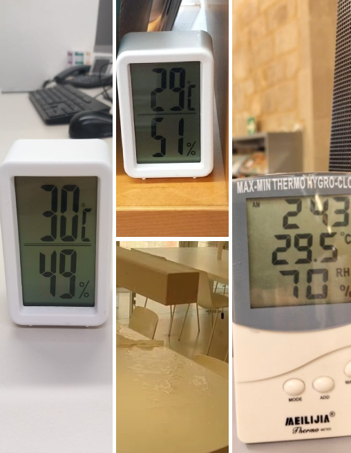 defensembiblios's tweet photo. ❌ Moltes biblioteques pateixen problemes de climatització i superen el límit legal de🌡️ 

👉🏽La setmana passada va tancar 9B, avui St Gervasi i la J.Fuster continua tancada des del maig

 📢 Collboni, obre les biblioteques! Volem condicions dignes per a treballadores i usuàries! https://t.co/JSTtqYZ3G5