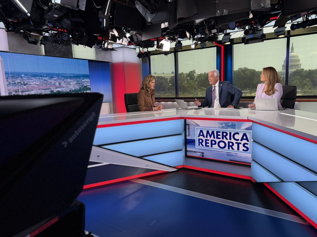 MaElviraSalazar's tweet photo. It was a pleasure to join @FoxNews @AmericaRpts to discuss the growing influence of socialism in American politics and the dangerous vision laid out in the Democratic Socialists of America’s new platform.

History has already shown us where these ideas lead. America must never repeat those mistakes.

Thank you for the opportunity to join the conversation.