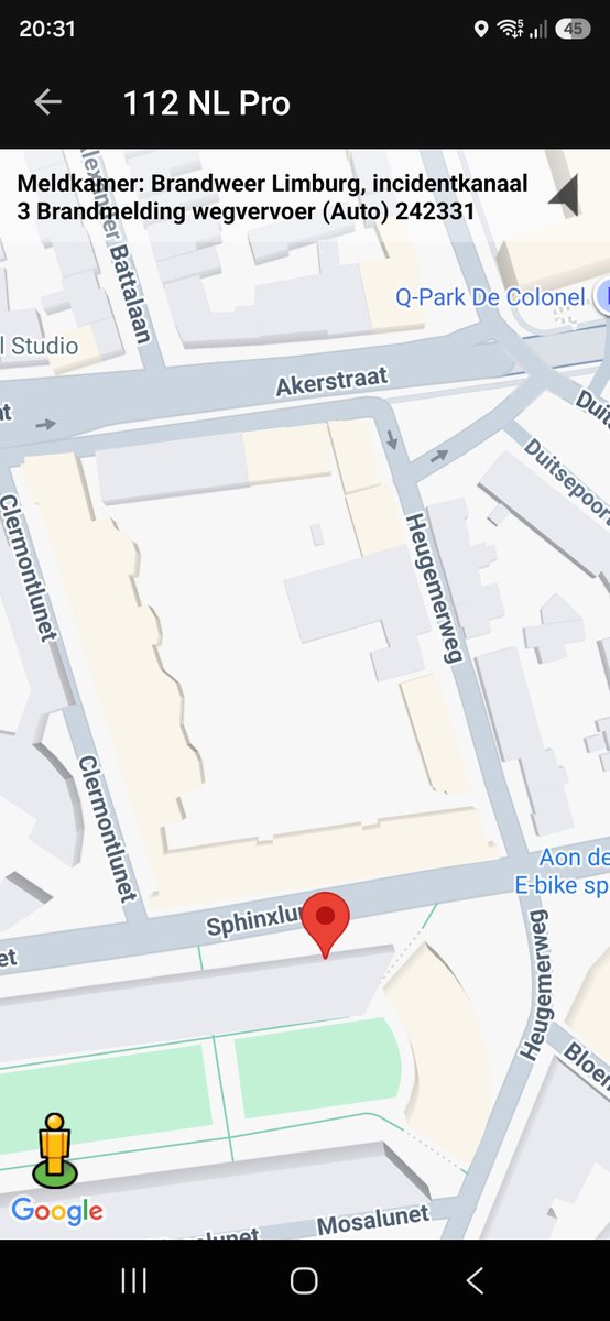 Brandmelding wegvervoer