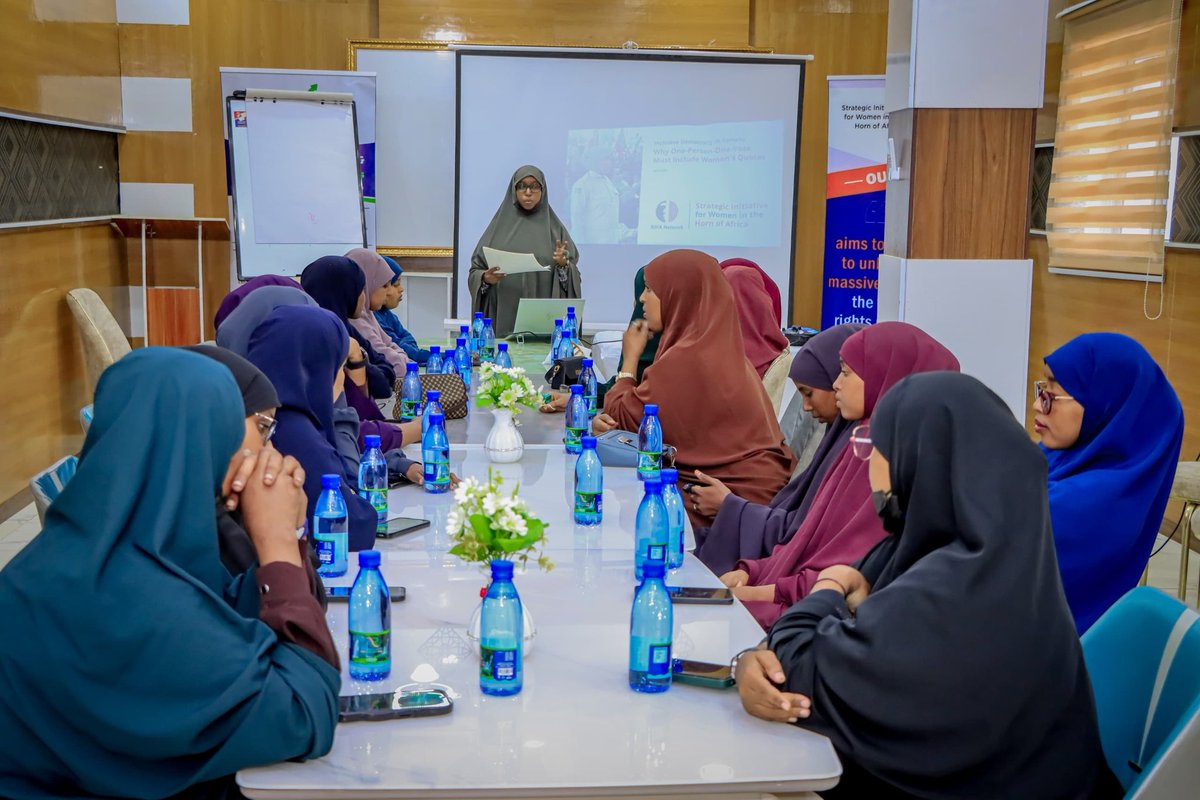 kalkalhuman's tweet photo. An inclusive democracy requires more than the right to vote—it requires the right to lead.

@kalkalhuman is proud to participate in this important advocacy meeting and thanks @Sihanet for its continued leadership in advancing women's rights, gender equality, and inclusive democracy in Somalia.

Together, let's protect the 30% women's quota and build a democratic Somalia where every voice counts.
#KAHRDO #SIHANetwork #OPOV #30PercentQuota #WomenLead #InclusiveDemocracy #GenderEquality #Somalia