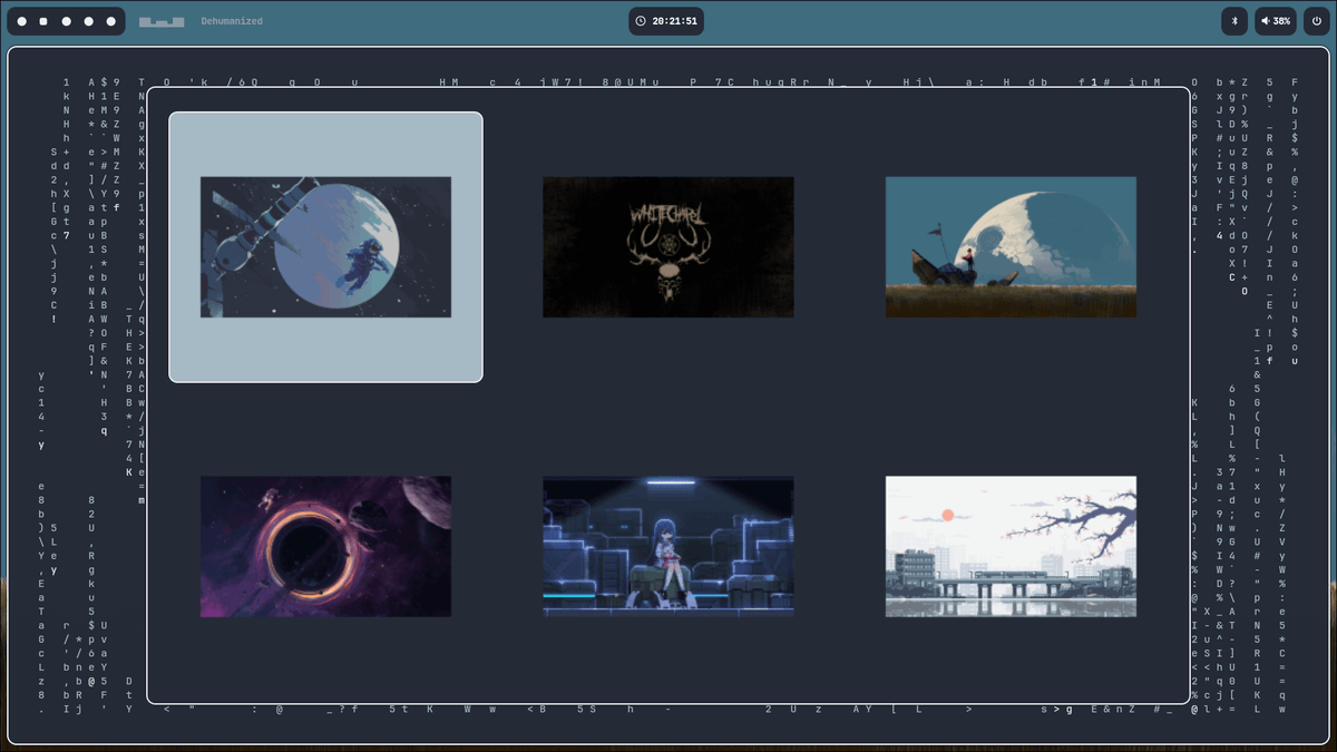bot_unixporn's tweet photo. Not a lot, but good for a first rice :] [Hyprland]
Link: https://t.co/8B8IcpUJXf

#unixporn #linux #screenshot https://t.co/oqe1pDpIrv