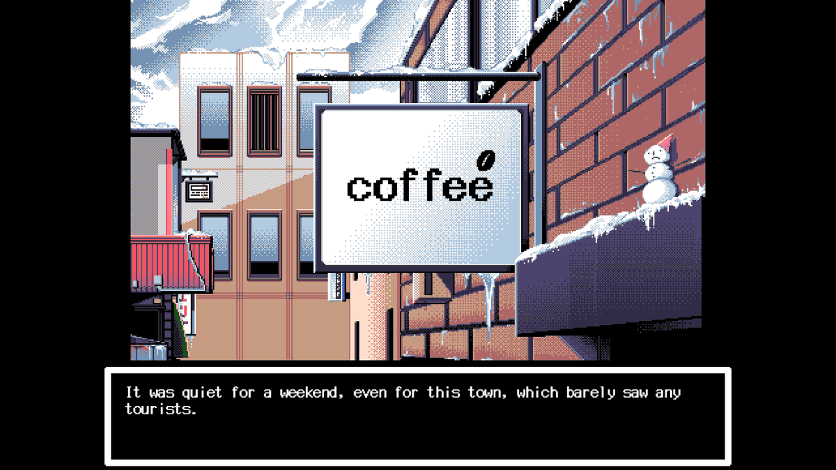 yukimisoft's tweet photo. In this game:

You play as a closeted lesbian, set in 1999. Your girlfriend wants to see you off before you leave town forever. You haven't seen her in weeks after being outed.

Decide whether or not you'll stay together.

Coming for free this October. 

Link in bio. https://t.co/N2KZIopOuF