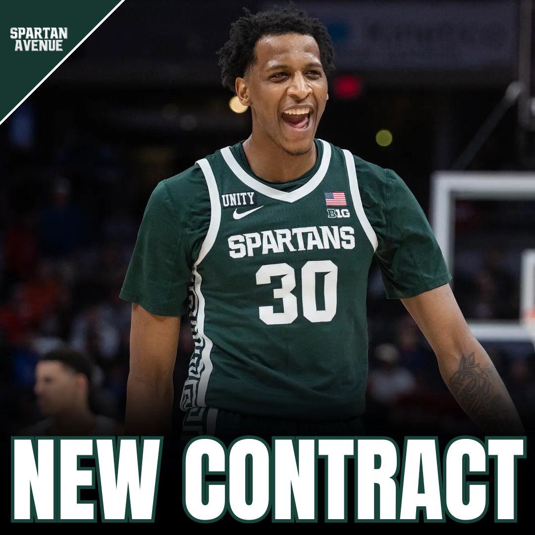 SpartanAvenueFS's tweet photo. Former Michigan State big man Marcus Bingham Jr. has just signed a 2-year deal with one of the top EuroLeague teams.

Story: https://t.co/SvJRFy7qsU https://t.co/x3tK84SPAw