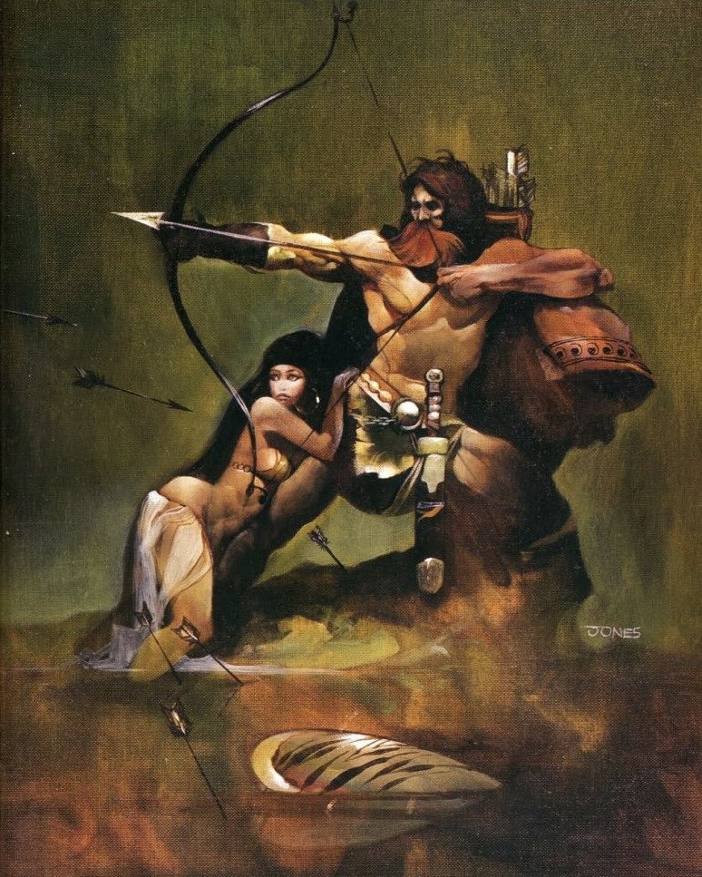 HeavyMetalInk's tweet photo. Art by American illustrator Jeffrey Catherine Jones (1944-2011) ✨ https://t.co/nedBThlehd