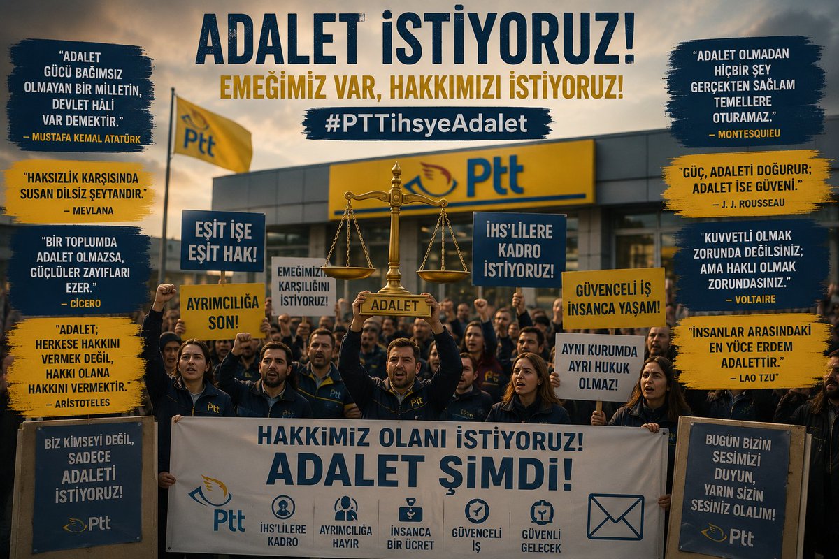 FreezentyHkn's tweet photo. Devletimize KPSS ile hizmet etmeye başladık. Bugün tek isteğimiz, emeğimizin iş güvencesiyle korunması ve 108. maddenin kaldırılmasıdır. #PTTihsNeistiyor
@RTErdogan @tcbestepe @_cevdetyilmaz https://t.co/D9kYWzRwtb