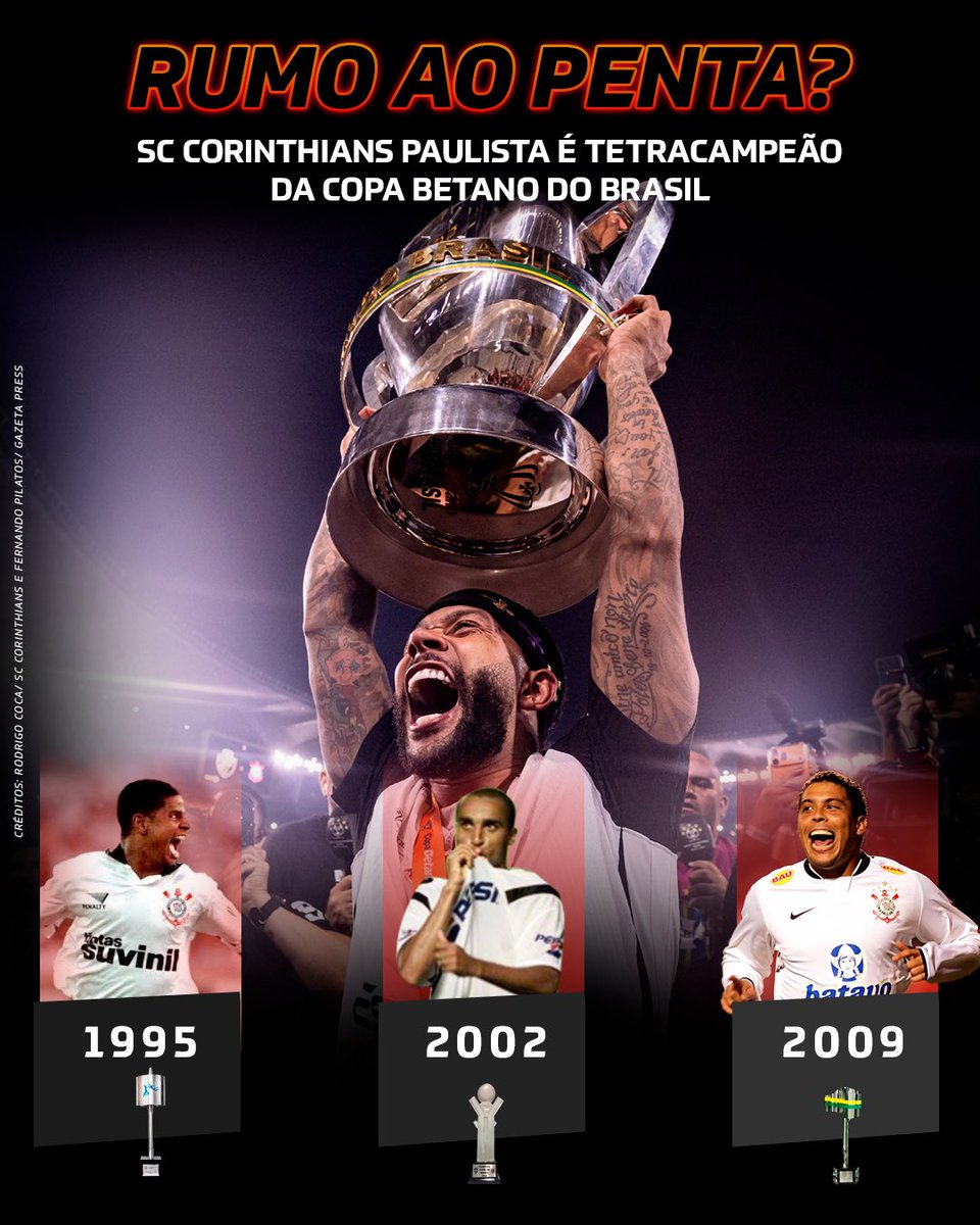 CopaDoBrasilCBF's tweet photo. SERÁ, TIMÃO? 🏆🦅

O Corinthians promete defender o título com unhas e dentes. A Fiel está confiante? 🔥

#CopaBetanoDoBrasil #Corinthians https://t.co/0Iicgwax9L