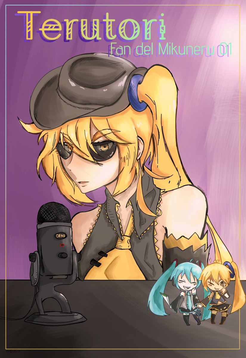 TeshOwO's tweet photo. Terutori, Mejor conocida como Teru, 

( Es una Youtuber Especialista en temas de Vocaloid, Creadora de covers Fanática de Akita Neru y Dibujante )

 Kskaksjs Esto nomás es Solo un fanart que le Hize 💛 Jsjaj, Tqm  Teru  #Akitaneru #vocaloid #fanart https://t.co/OWRSHJ6Pzz