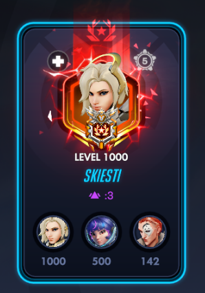 skiesti_'s tweet photo. FINALLYYYYYYYY LEVEL 1000 MERCY!!!! And yes, she is that fun to play 😇 https://t.co/WMEC69Ue3O