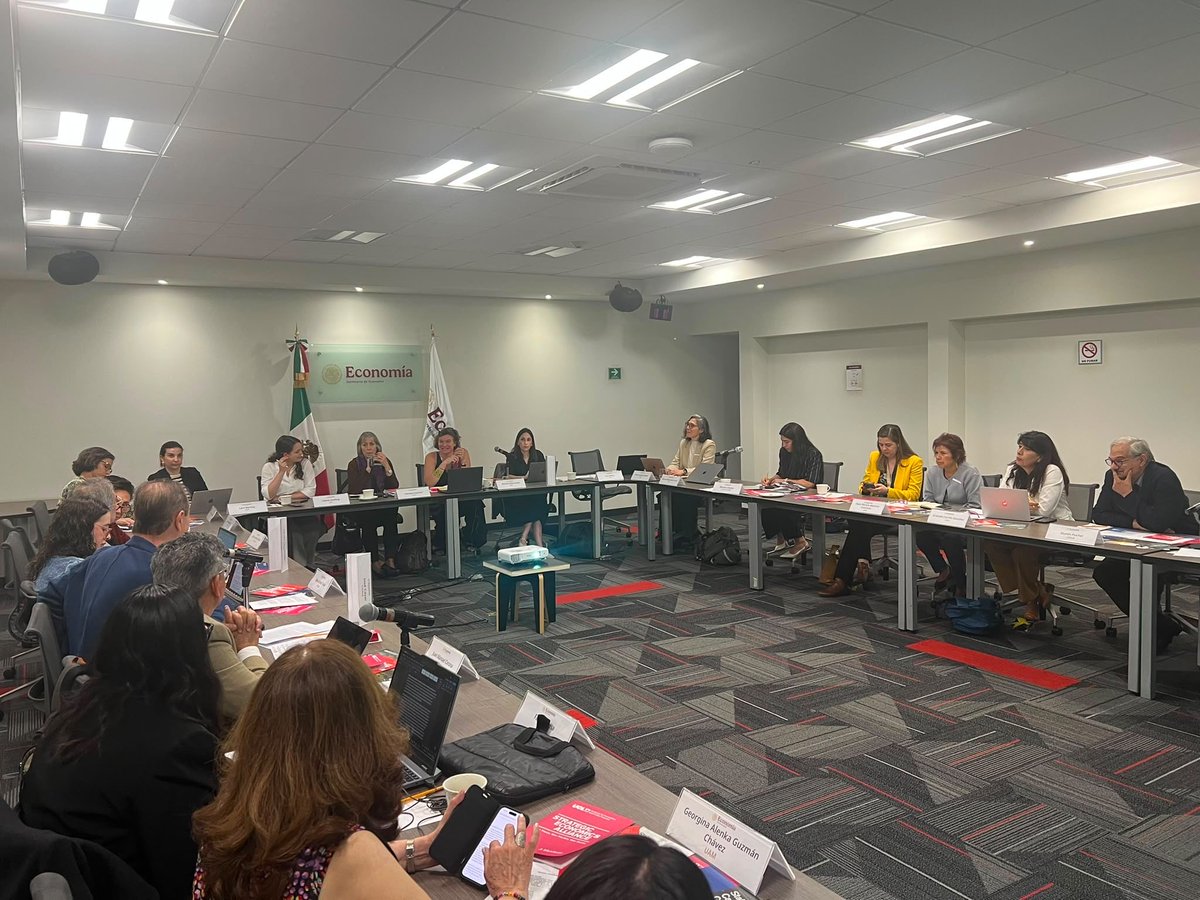 MazzucatoM's tweet photo. An honor to present our draft report “State Transformation for Plan México” to Mexican academics through our @Strategic Economics Alliance and hear their insights. We always learn so much from the group — a reminder that policy must be grounded in local theory and lived experience, not imported frameworks. Thank you to @Gabriela Dutrenit for helping convene the group in Mexico City today.

➡️More on SEA: https://t.co/gA0hiEN1Xx