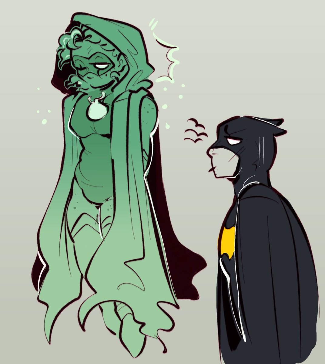 stardyzz's tweet photo. I was gonna sit on this longer but Im  (trying) to sleep and I wanna make sure I post it not at 5am tmrrw so.. Spectre Hal and Bruce because his beef with her was so funny to me https://t.co/RpKkty5SCI