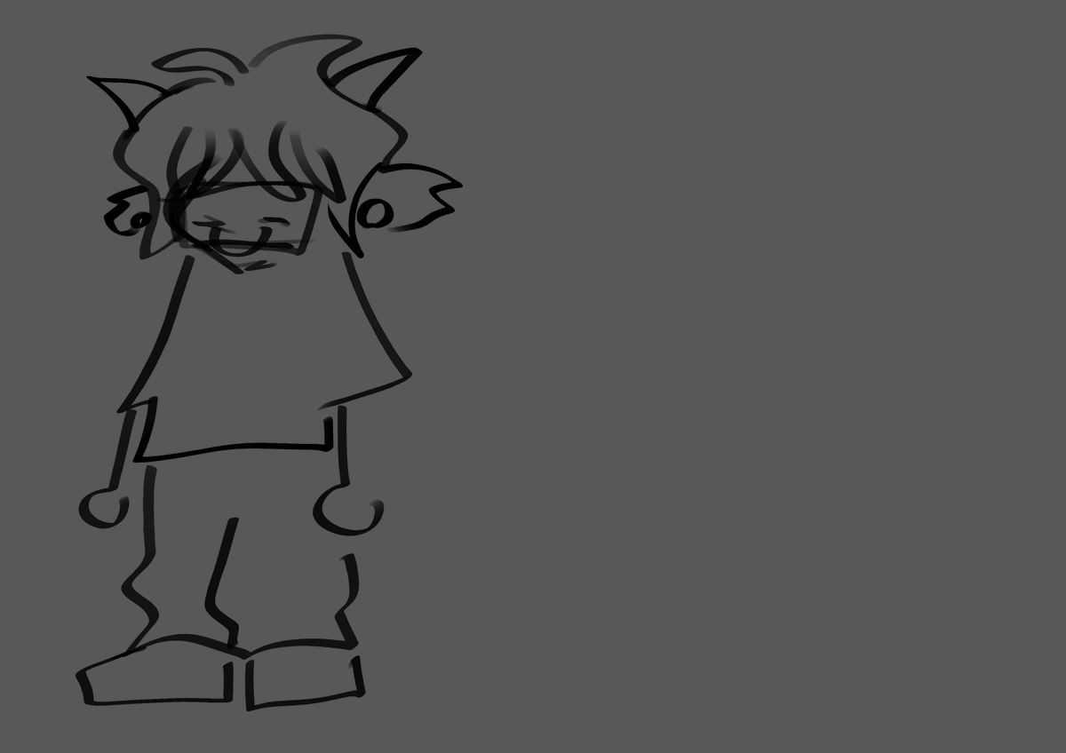 vegetariankfc's tweet photo. cowdude doodle https://t.co/JPiuGxqxXV