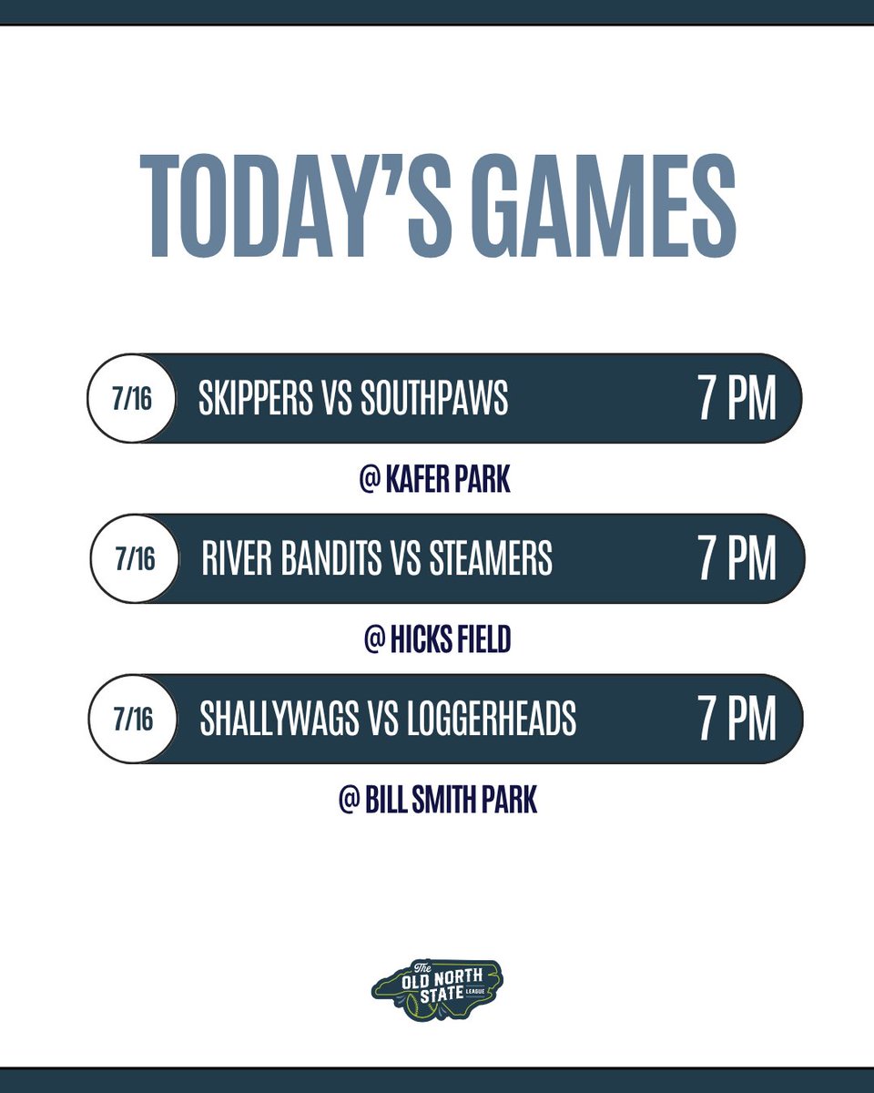 Old North State League tweet media
