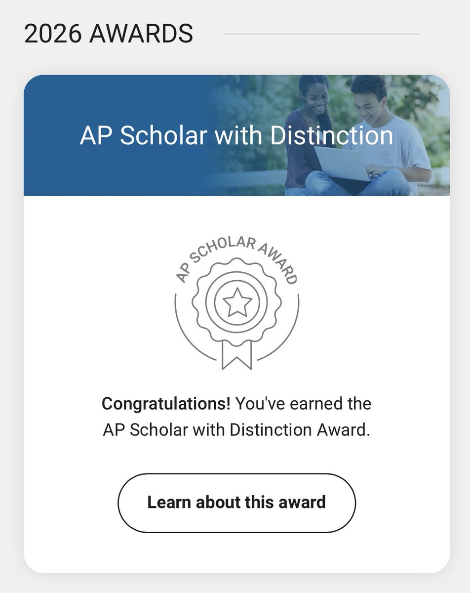 ckozel09's tweet photo. I'm proud to be an AP Scholar with Distinction after taking 5 AP courses my junior year, bringing my current total to 8. 

Next up: AP Calc BC, AP Stats, AP Gov, and AP Bio!

@VGGagliardi2728  @CoachFrankieG13 @VAGloryFP @j_sanders2117 @TuftsSoftball @CoachEbs @ChicagoSoftball @PUSoftball @CoachSween @CoachDavis1321 @mitsoftball @coach_trotman @DartmouthSball @CWRU_Softball @BrownU_Softball