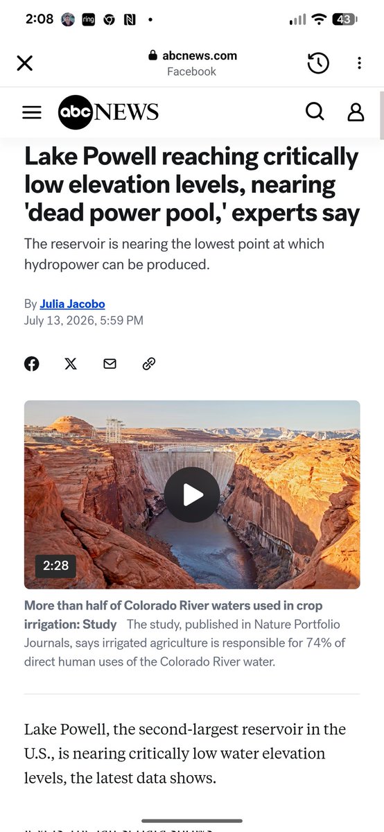 CraftyGypsyDiy's tweet photo. @POTUS MR President, the people of Warren County TN and Nashville TN have made it clear we do not need or want data centers in our community. Phoenix Arizona is experiencing severe water shortage at lake Powell due to their extensive data center usage . https://t.co/91qnS6AYVs