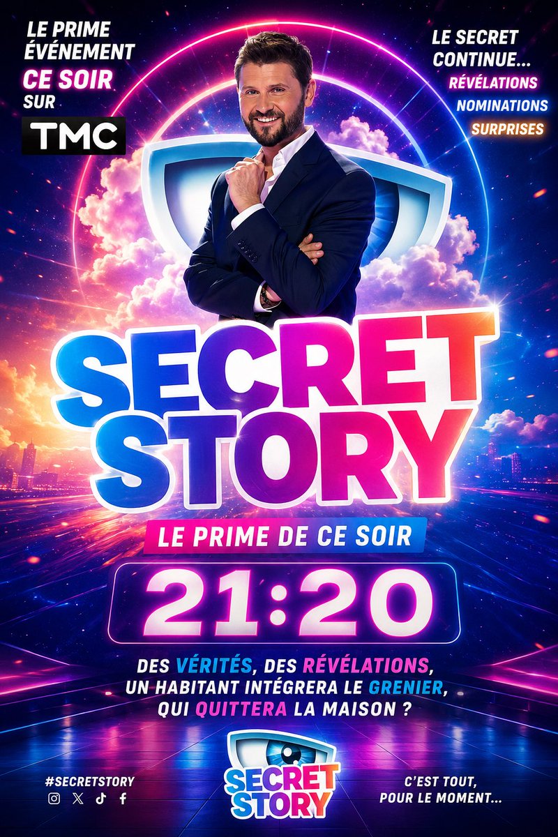 rnx_maxime's tweet photo. Secret Story le prime c’est dans quelques minutes sur TMC ! 🔥 👁️ 🤫 

#SecretStory | #SS14 🙂 https://t.co/HrBav9rp5D