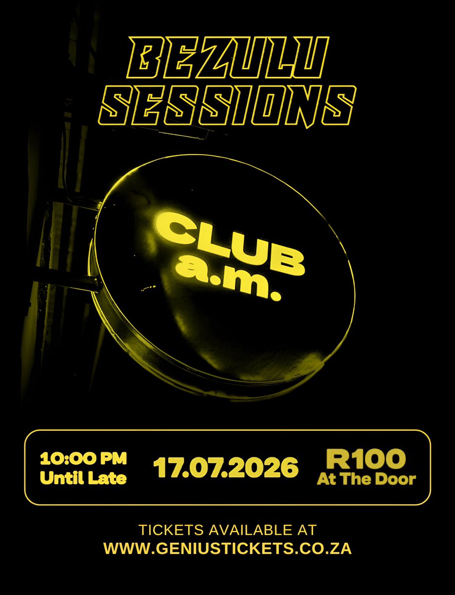 DJ_Buhle's tweet photo. Asé Bezulu Moves this weekend.
Friday 17th July @bezulu.sessions with @_malandela50 x @genesisdjs & @rivalz__
📍 @clubam_newtown - R100 at the door
Saturday 18th July #PureHouse hosted by @ralfgum
📍 @renaissance_sandton_
Bookings : djbuhle@gmail.com
See you on the 💃 https://t.co/tOZyN2V2WQ