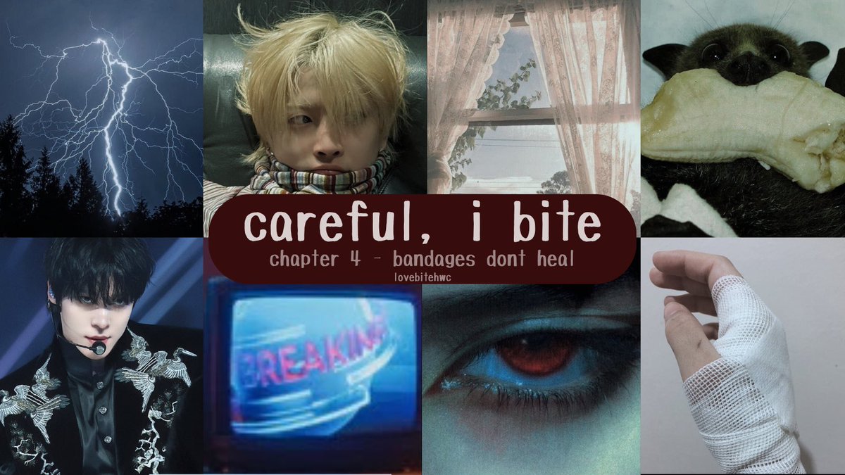 lovebitehwc's tweet photo. careful, i bite

⏾ 4/? - bandages don’t heal
⏾ ↑ HJ ↓ SH
⏾ veterinary doctor hj &amp; vampire sh
⏾ rated e, read tags carefully
⏾ total: 37.9k+ wc

https://t.co/q9vNu6ylw7 https://t.co/hKedoSJg3Y