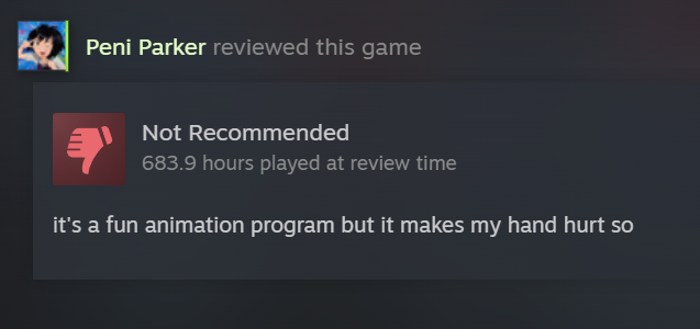 apostropheLex's tweet photo. my review on sfm after finishing an animation https://t.co/0XLHRcfePb
