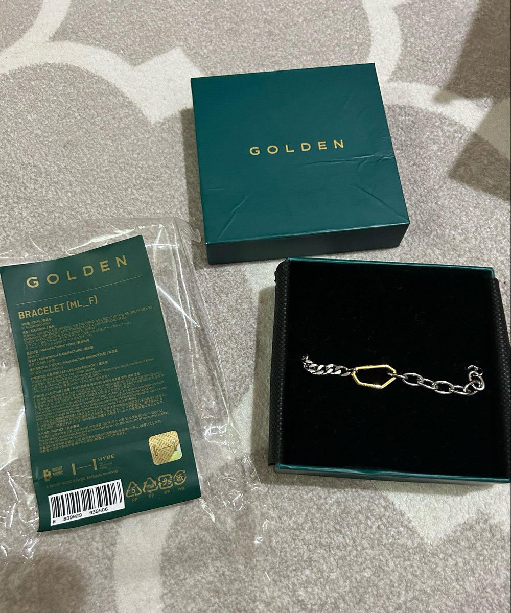 mniseyma's tweet photo. Bts satış
Jungkook Golden merch bracelet
4000₺
dm atmaktan çekinmeyin stoğu yok https://t.co/ev3HyKOzBG