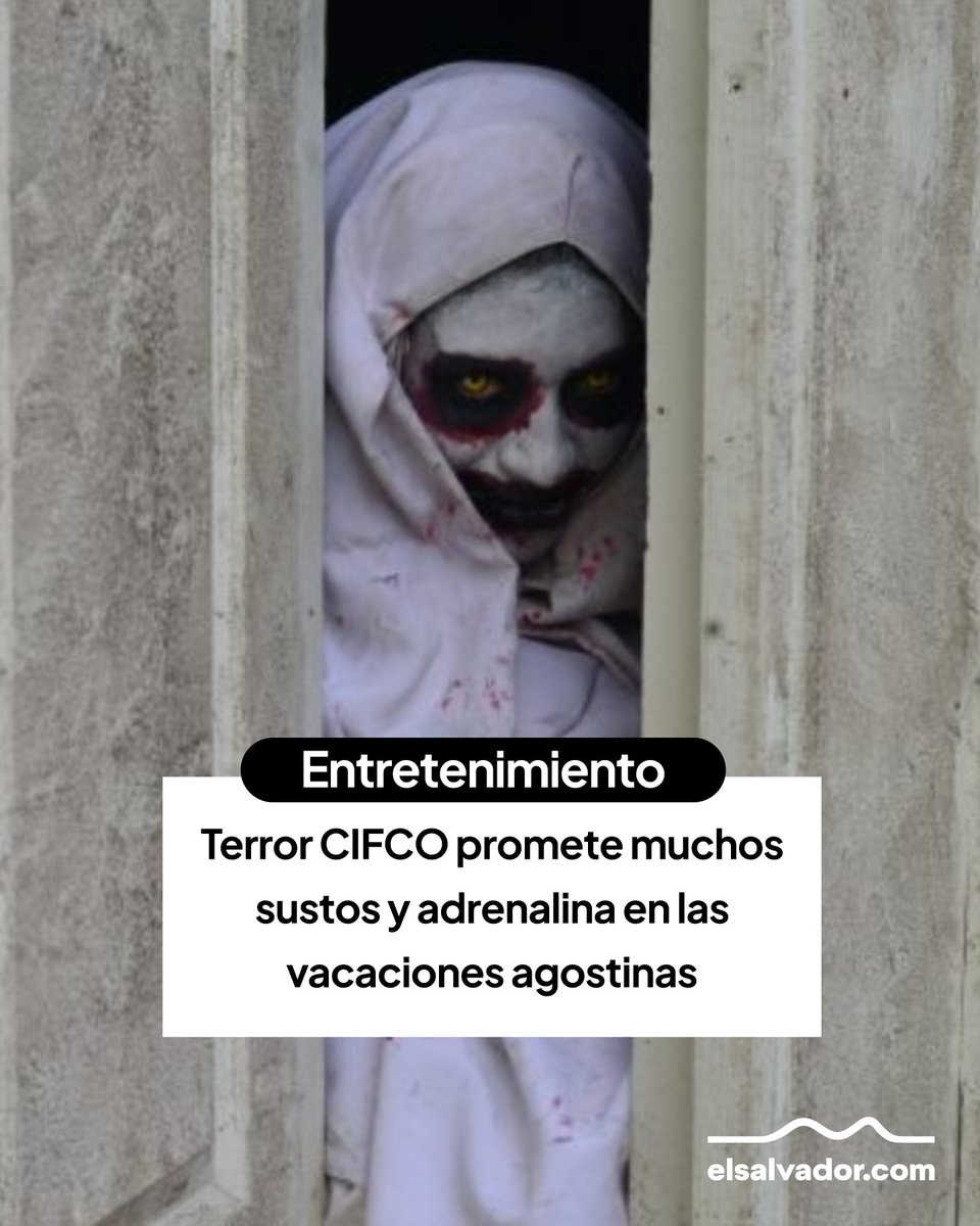 elsalvadorcom's tweet photo. #Entretenimiento | Terror CIFCO vuelve con su séptima edición en Fenadesal del 31 de julio al 9 de agosto. Estos son los horarios, precios y detalles del recorrido de horror. 👇

https://t.co/NLp3DersqZ https://t.co/4QrGoMe9I0