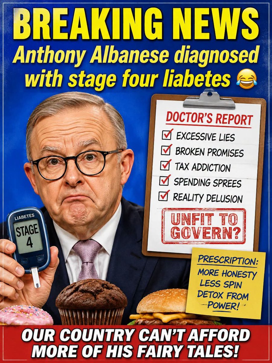 hammerofleft's tweet photo. So Fudd reckons he's crook and chucked a sickie.
Hasn't had a day off all year apparently. https://t.co/6sPUnd2rAo