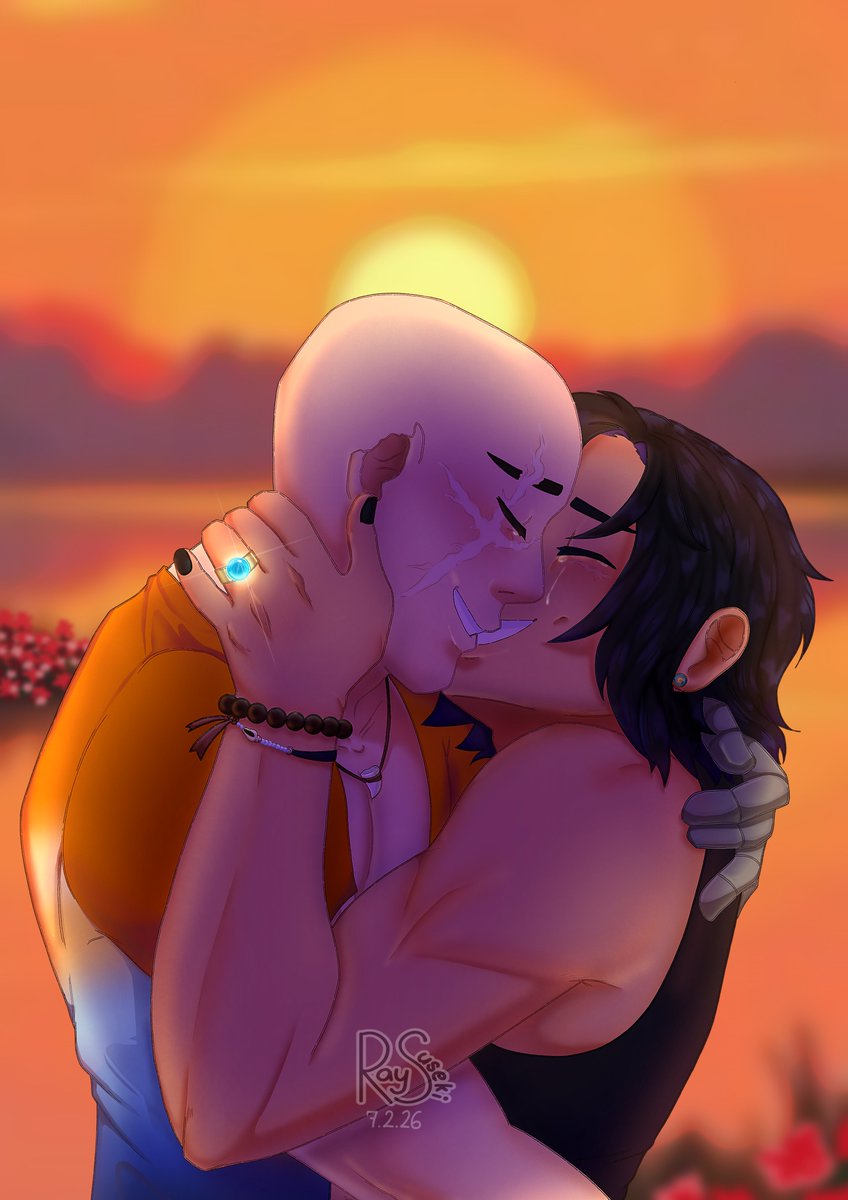 _ray_suseki_'s tweet photo. "God, I love the way you look at me..."

#Hideduo #Hideduofanart #qsmpfanart https://t.co/KEgn5PfGWw