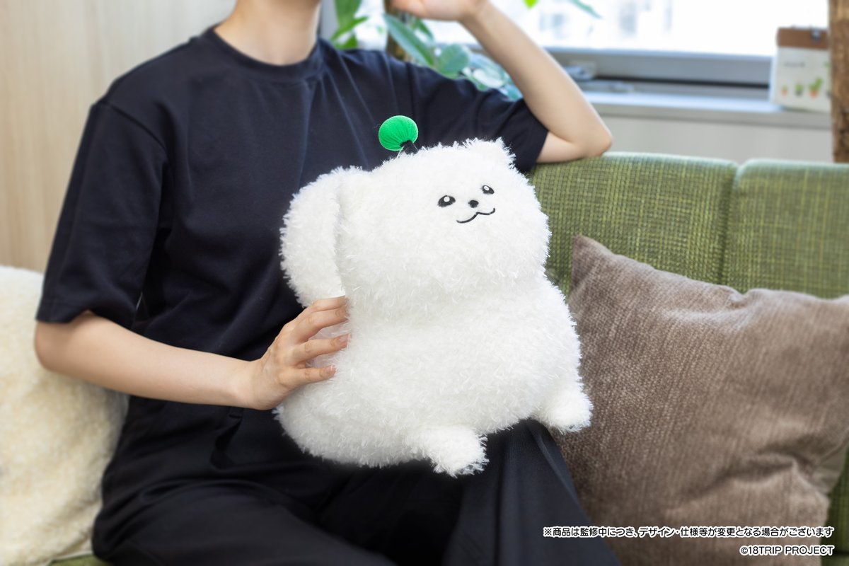 charatoru's tweet photo. ／
わふっ🐾
＼

「18TRIP」ゲーム内でも大活躍中🌟
HAMAツアーズの愛され看板犬「しゅうまい」のBIGぬいぐるみ第3弾が2026年冬頃発売決定⛄️
“しゅうまいがいる生活”が現実に...！？
ふわふわもふもふ、かわいさマックスのぬいぐるみをぜひお楽しみに🫶🏻

くわしくは後日、キャラとる（@charatoru）にてお知らせいたします📢

#エイトリ