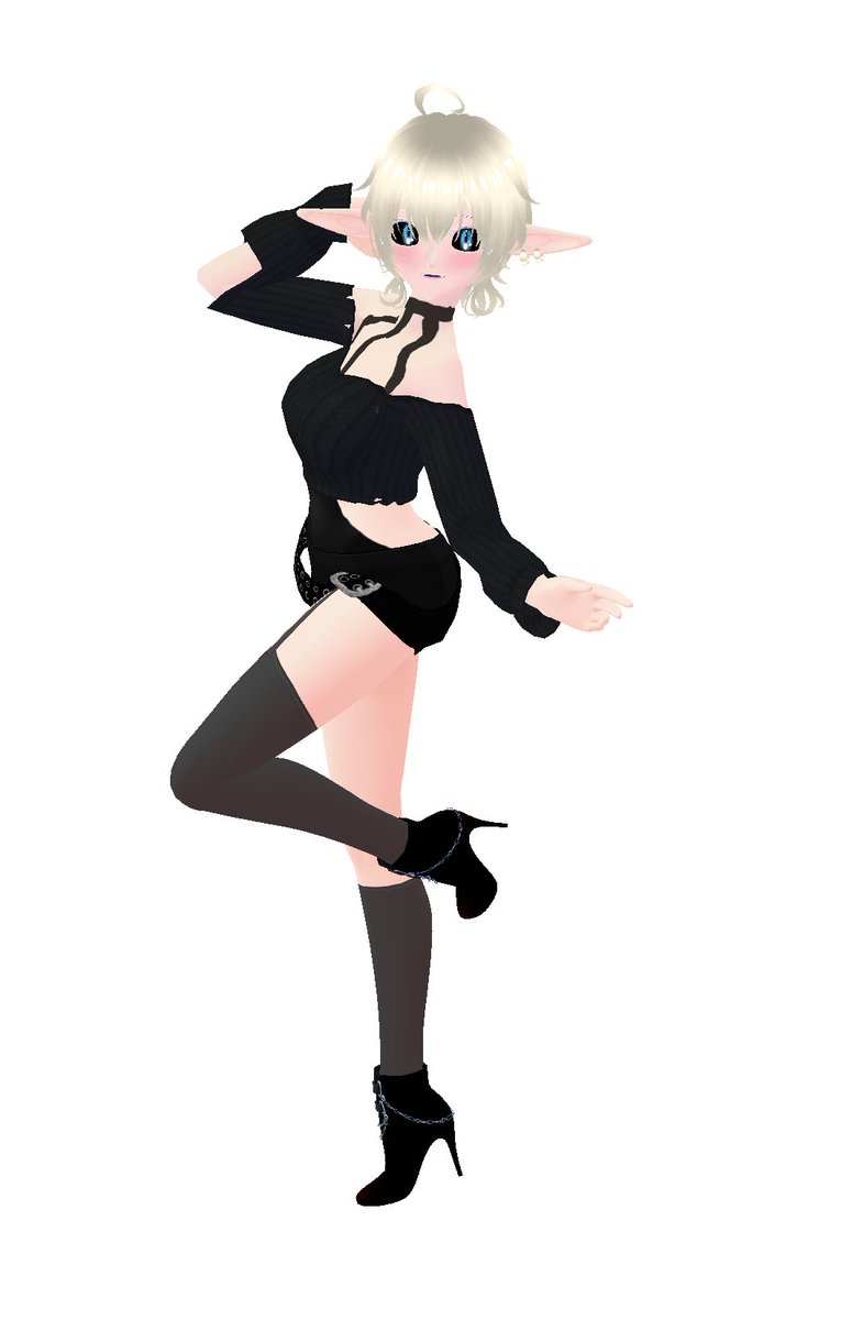 Lay_spoon_'s tweet photo. VRoid　Shiro-co
#Vroid #cluster #VRダンサー https://t.co/7o7zGnfsnr