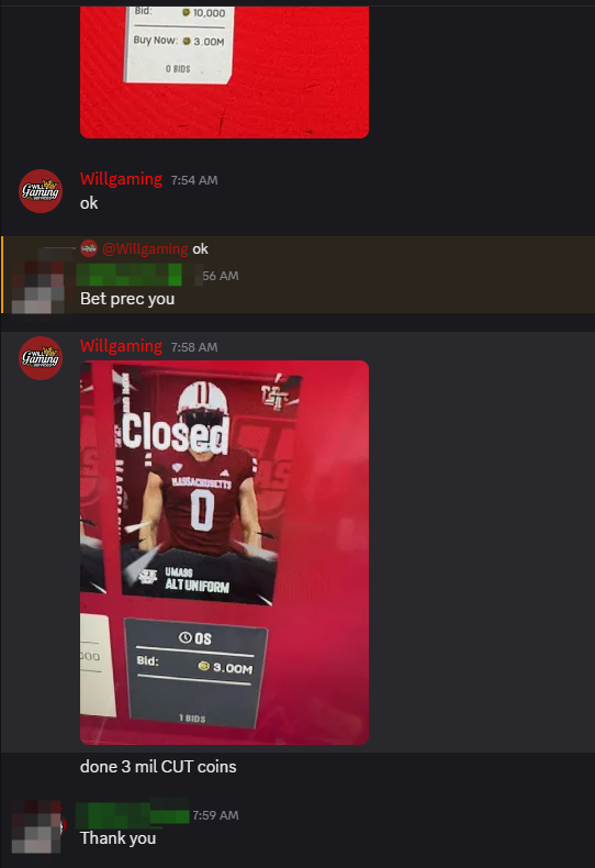 IMAKEMUTCoins's tweet photo. 3 mil CUT coins delivered
tap in for cheap and safe CFB27 CUT coins
buy at https://t.co/EpVj1KTHzy
#collegefootball27 #cut27 #cfb27 https://t.co/ZmqHxUuL8w