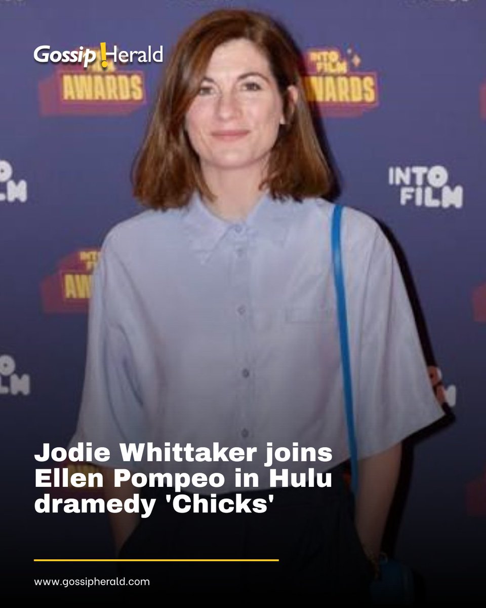 Gossip_Herald's tweet photo. Jodie Whittaker has been cast opposite Ellen Pompeo in Hulu's upcoming comedy-drama Chicks, where she'll play Doreen, the estranged half-sister of Pompeo's character. 

Read More: https://t.co/TUuRq2SWEz

#JodieWhittaker #EllenPompeo #Chicks #Hulu #gossipherald https://t.co/HSGZ6ptOqv