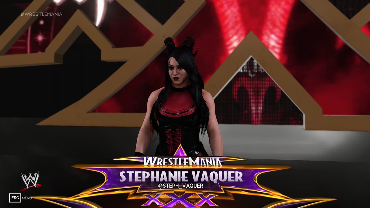 elzeeeta's tweet photo. Me demoré mas de lo que quería pero se logró. Stephanie Vaquer en #WWE2K19 https://t.co/xeMPmYn8sM