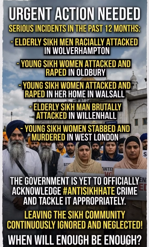 SikhPA's tweet photo. *KILLED AS SHE SLEPT WITH HER NEWBORN*

Horrific details have emerged regarding the murder of 24-year-old Sikh Punjabi woman Kirandeep Kaur, as her killer Daniel Sean James (46) was charged with murder today.

The killer was filmed prowling Hayes (West London, UK) with a knife... https://t.co/Lwh7anWG5k
