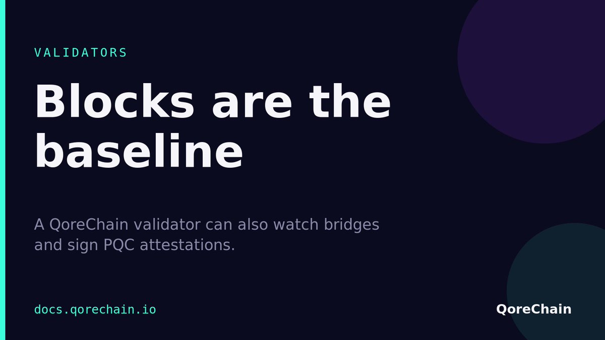 QoreChain tweet media