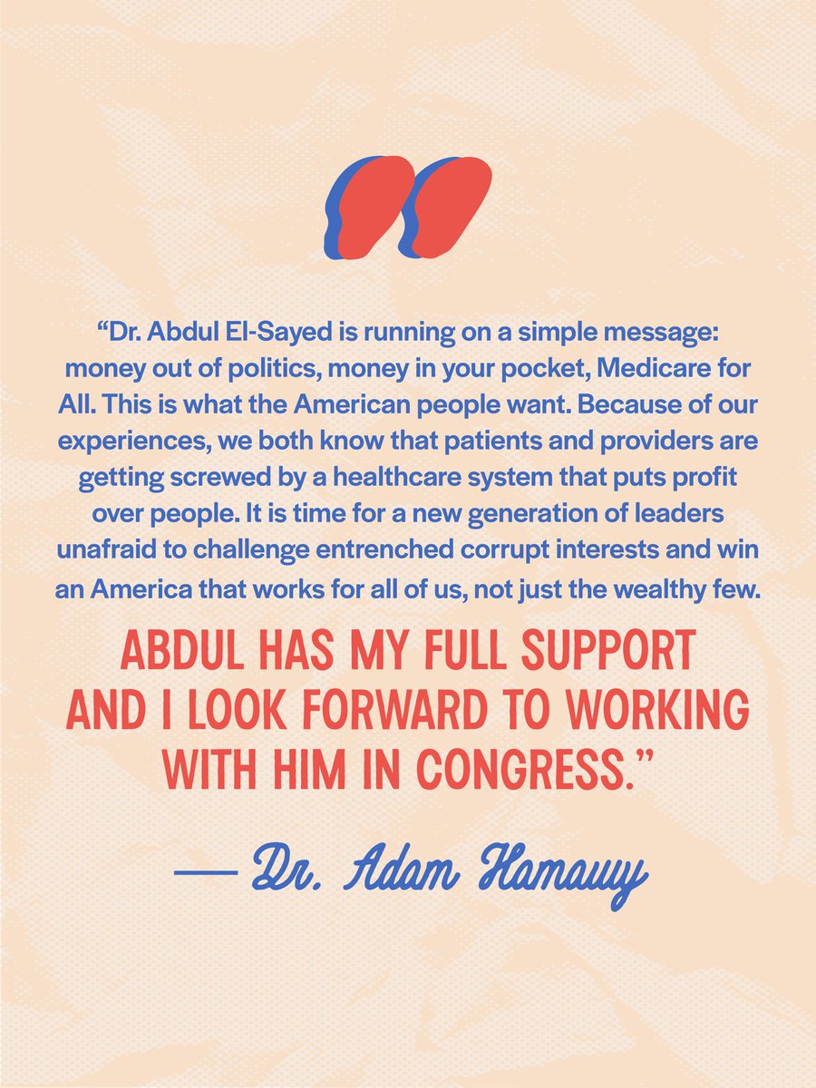 Dr. Abdul El-Sayed tweet media