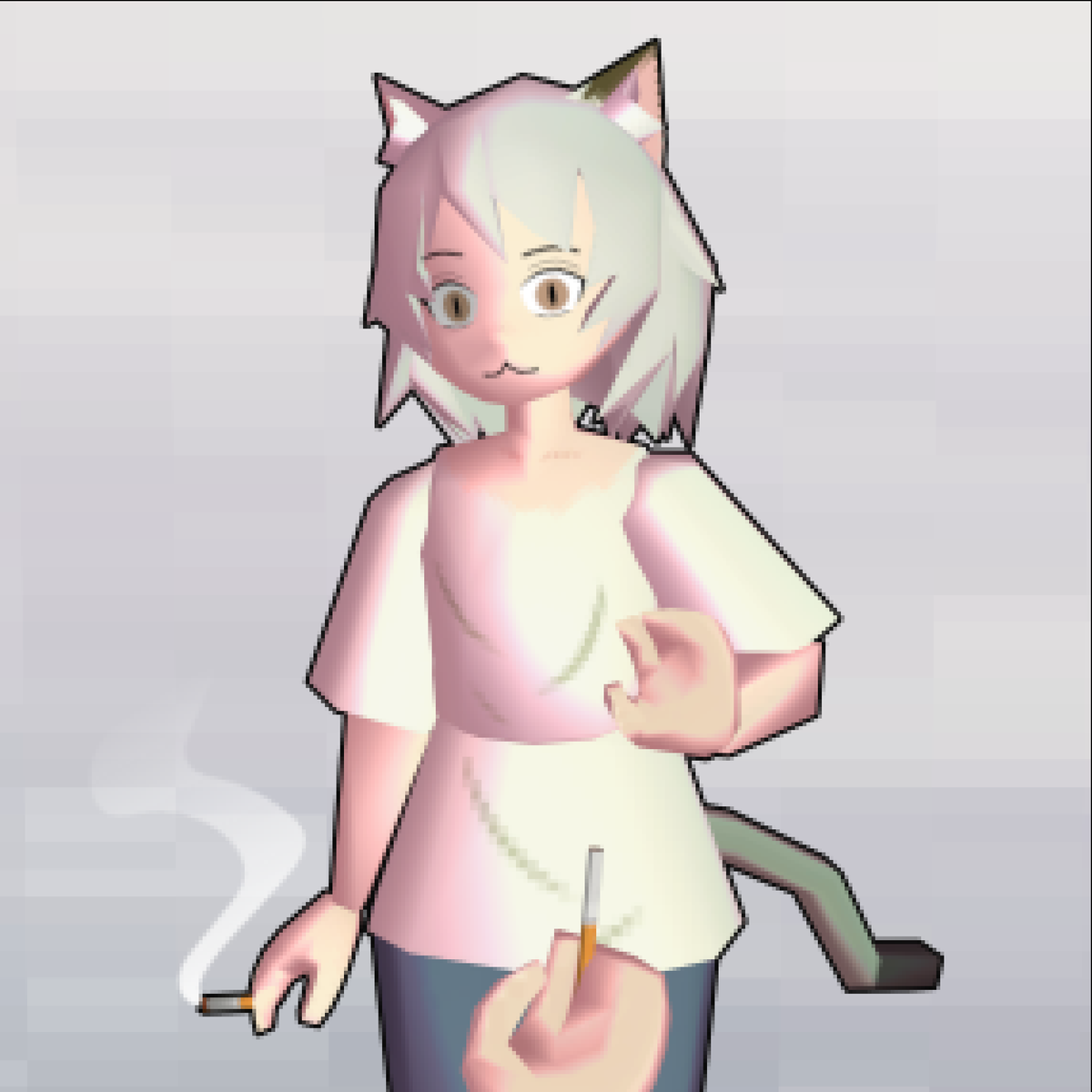 NeonShambles's tweet photo. say no to smoking!
#ヤニねこ #yanineko https://t.co/Xw92rkI0ld