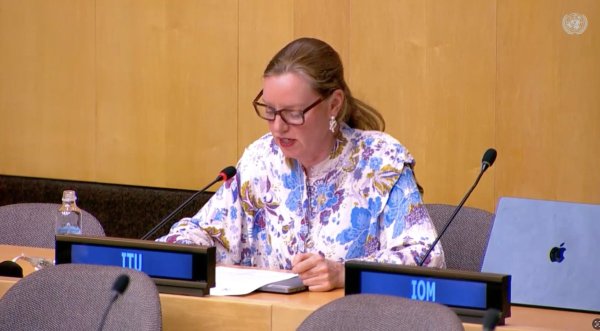 ITUatUNHQ's tweet photo. Digital transformation is not optional—it is essential for achieving the #SDGs. At #ECOSOC HLS, ITU stressed the need to close digital divides, expand meaningful connectivity, and ensure AI is inclusive, trusted and accessible to all. #HLPF2026 @UNECOSOC https://t.co/PV9mpP23LZ
