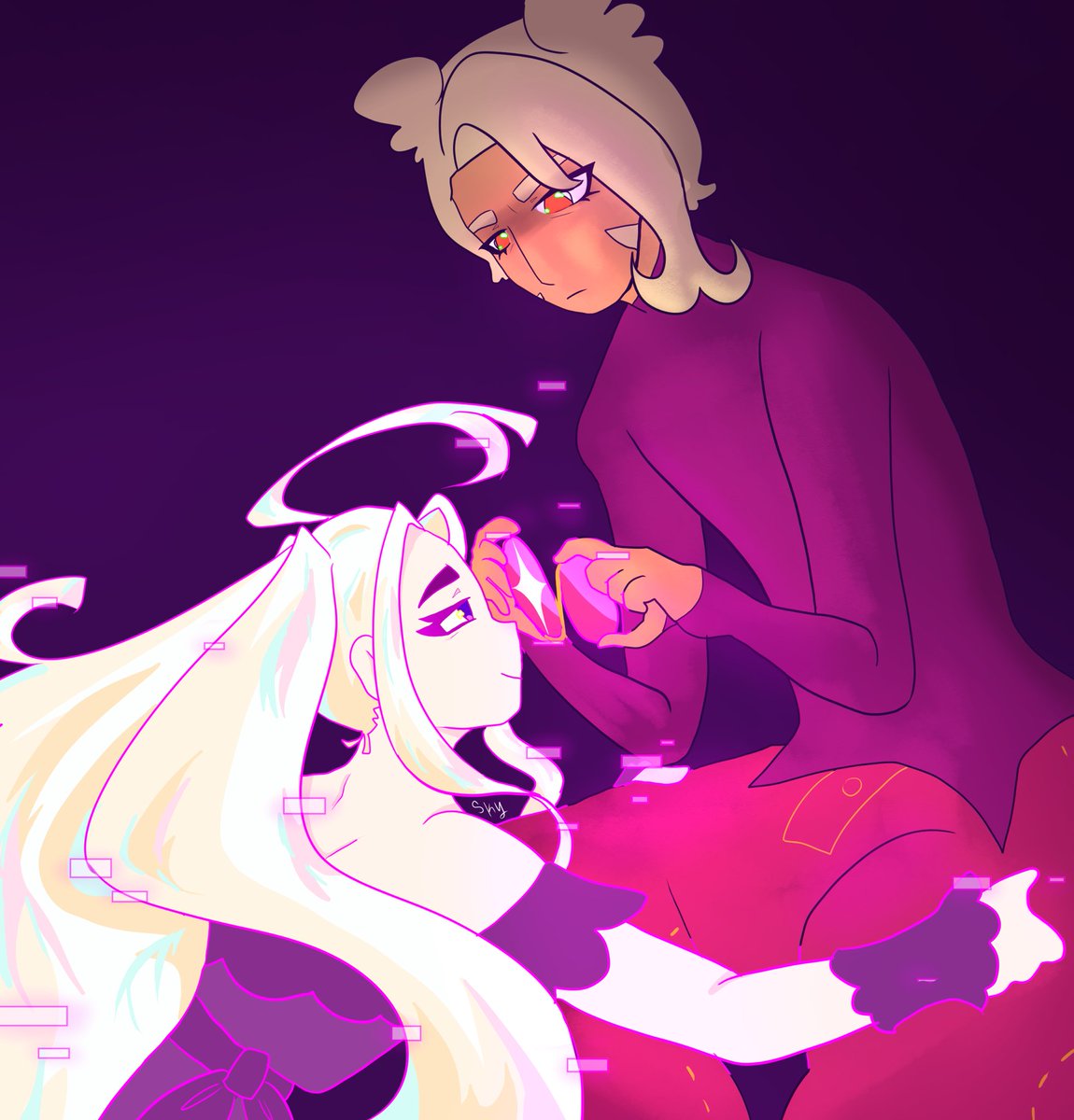 Sky__Rat's tweet photo. Artfight attack for @ActuallyRea 🫶 Prism already has me in a chokehold https://t.co/uVnAqKkcPC
