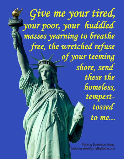 EagleRiverRoad's tweet photo. @BlazeTV @SteveDeaceShow Deace:  What are you going to do for me?

Statue of Liberty: https://t.co/ypY0dF5CWO