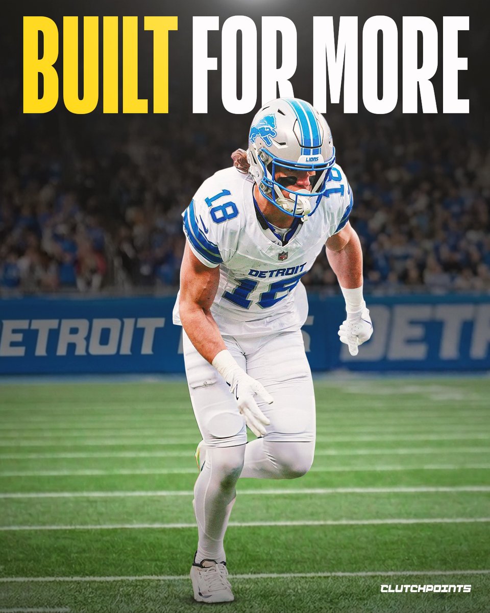 CpLions's tweet photo. Isaac TeSlaa enters Year 2 stronger, sharper and ready for a larger role in Detroit. According to Lions coaches, his improvement is “not even close.” 🦁🔥 https://t.co/CKQX8lYlRL
