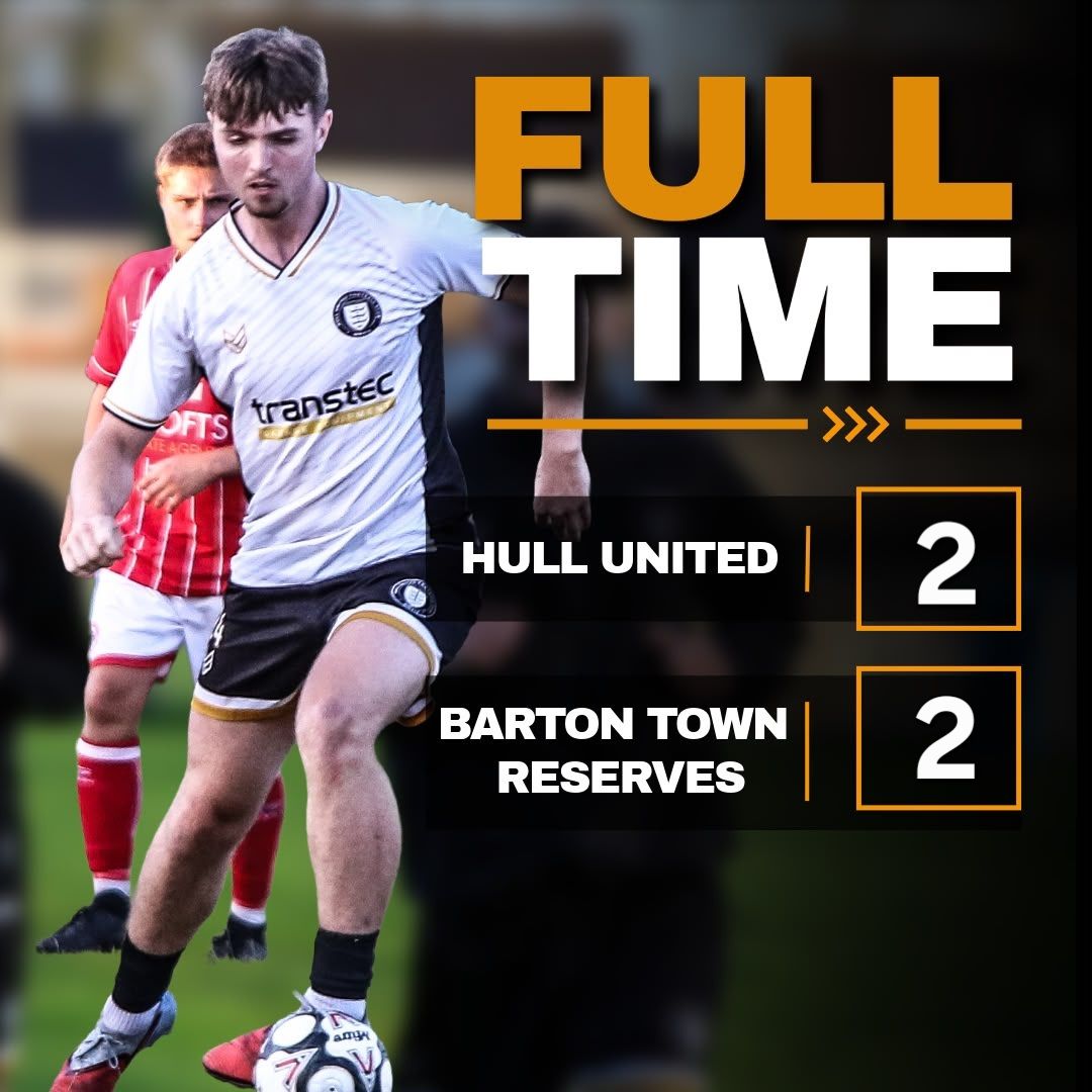 HullunitedAfc's tweet photo. It finishes all square in a good competitive game, plenty of chances created and more minutes in the legs for the boys. All the best to Barton Reserves for the season🤝

Goalscorers were Jack Roulston with the 1st *correction* and Alfie Sutcliffe⚽️

#TheCitizens #NonLeague https://t.co/Dn8Uy01HVN