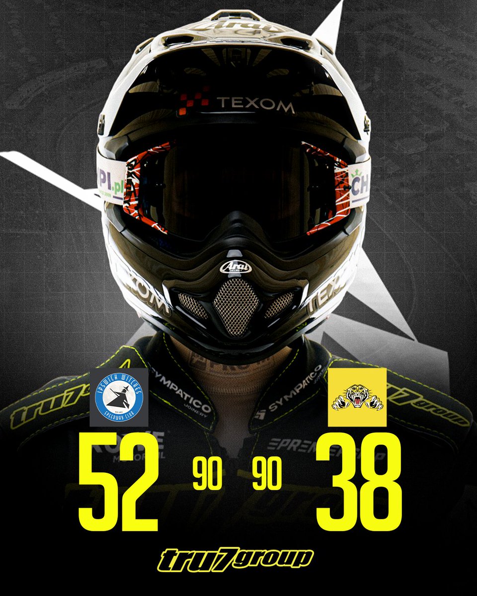ipswichspeedway's tweet photo. Huge win at Foxhall tonightπ₯
The Witches win the Super Heat 5-4, snatching the aggregate bonusππ₯
#IpswichWitches #IPSSHE https://t.co/uaUt8XNXPW
