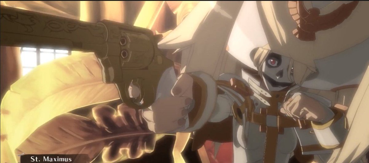 Fumetsu_No_Tora's tweet photo. one of the crimes of Guilty Gear is having Juggalo Pope be the villain of Xrd yet not having her playable in the game.

how about fixing that? https://t.co/qXgl8OzlTx