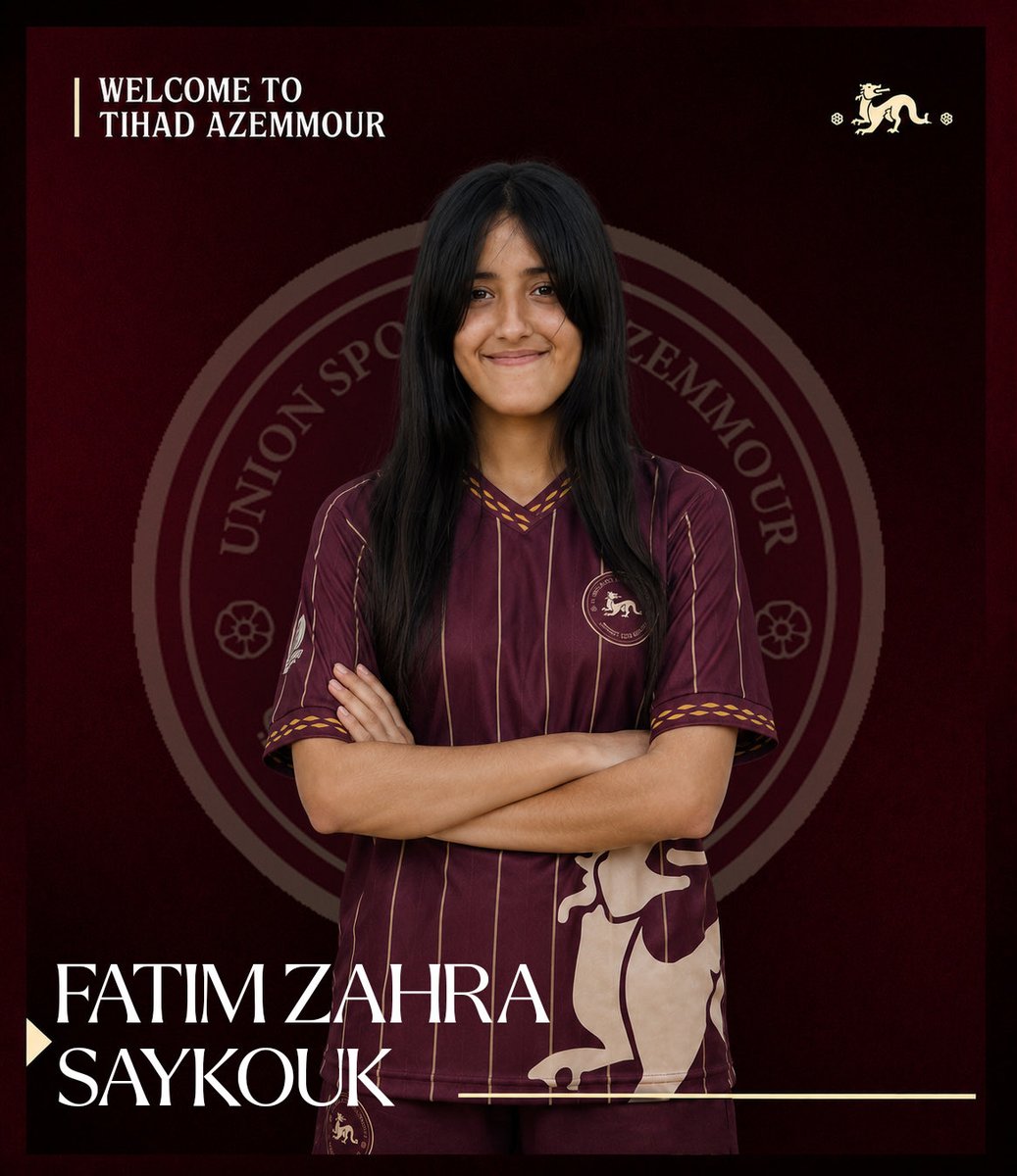 tihad_azemmour's tweet photo. 🐉 Welcome to our new Dragonnes! 🐉
Wydad El Hachimi (midfield), Fatim Zahra Saykouk (defense) and Khadija Laouiri (versatile defender/midfielder) join Tihad Azemmour Women ahead of the new Division Excellence season 🔥
#TihadAzemmourWomen #Dragonnes #Mercato https://t.co/zFTQhI3HjR